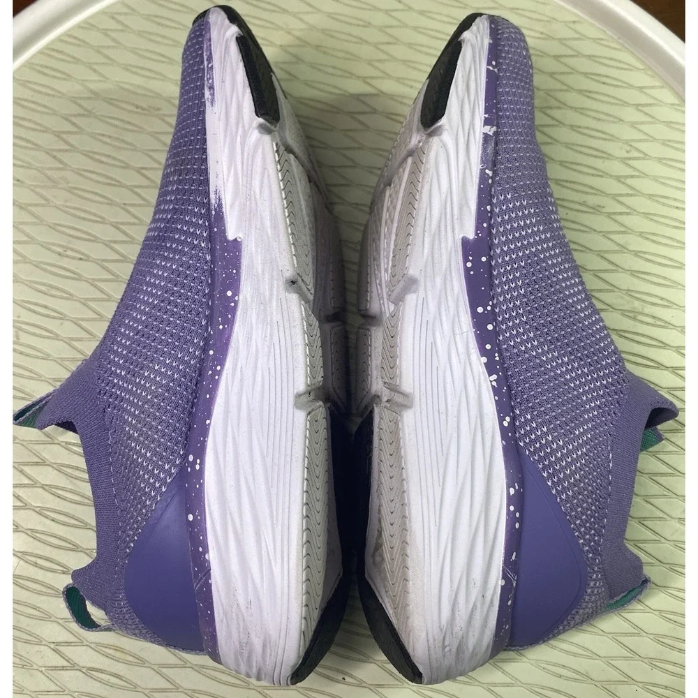 Avia Womens‎ Skip-on Athletic Shoes Purple Comfort Sneakers LightWeight Sz. 6.5